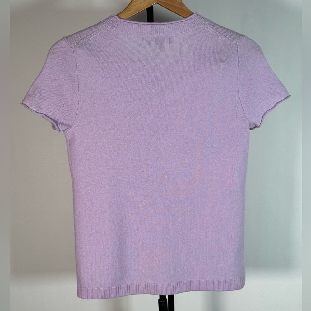 J.CREW. Relaxed cashmere T-shirt. Size S. - Picture 3 of 4
